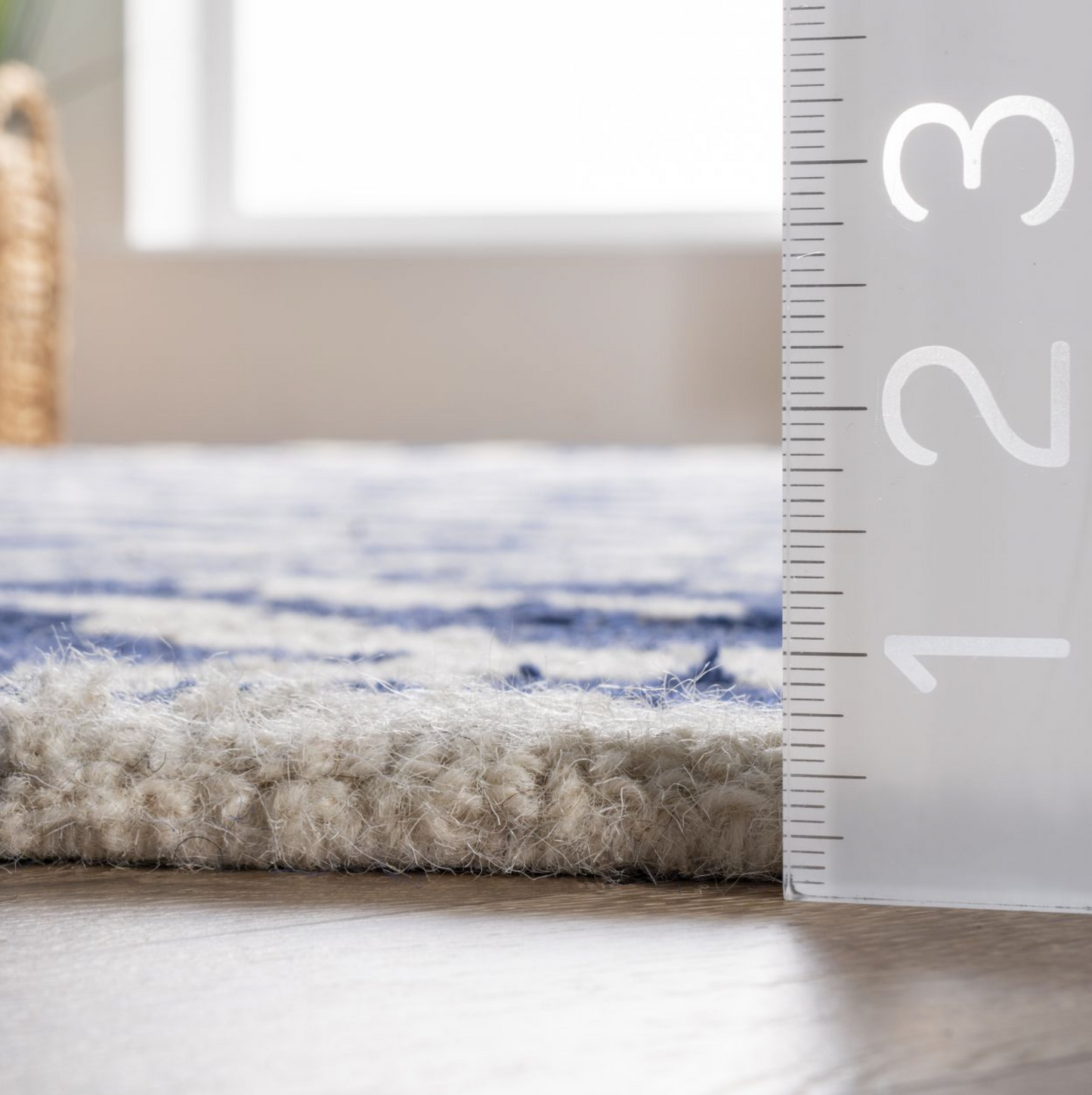 Navy Scandinavia Diamond Area Rug