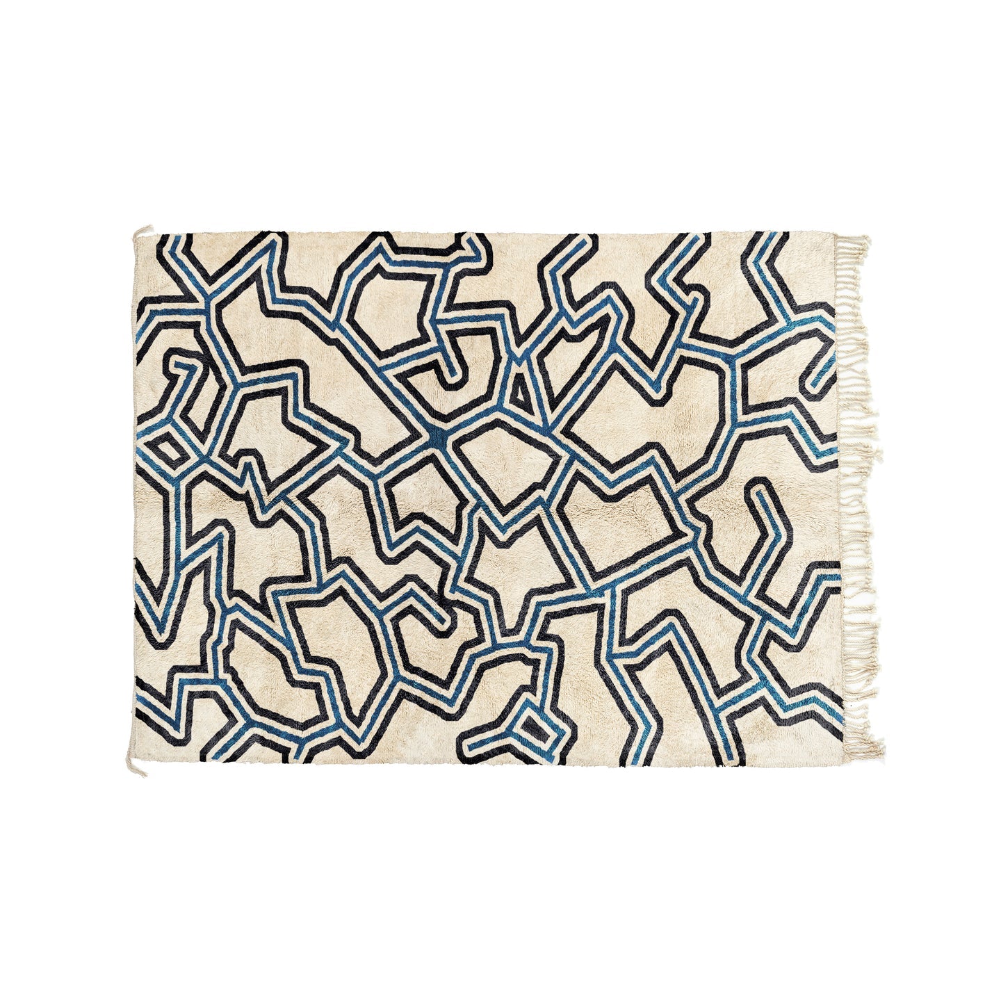 Maze - Blue Bisha Rugs
