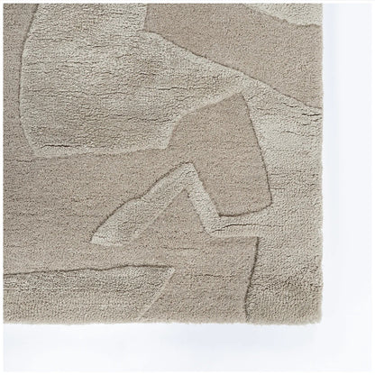 Light Grey Color Modern Design Rug For Luxurious Home-Bisha Rugs