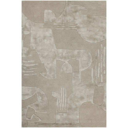 Light Grey Color Modern Design Rug For Luxurious Home-Bisha Rugs