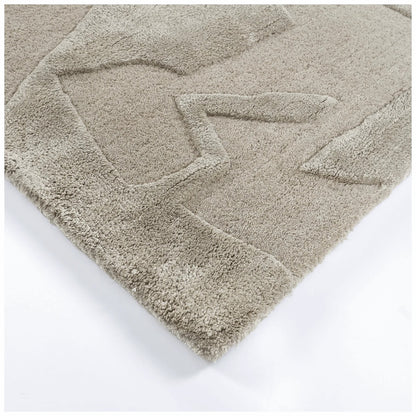 Light Grey Color Modern Design Rug For Luxurious Home-Bisha Rugs