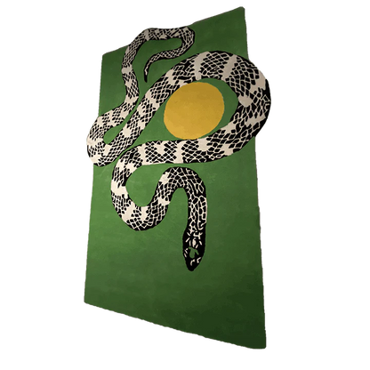 Snake Hand Tufted Wool Rug -Bisha Rugs