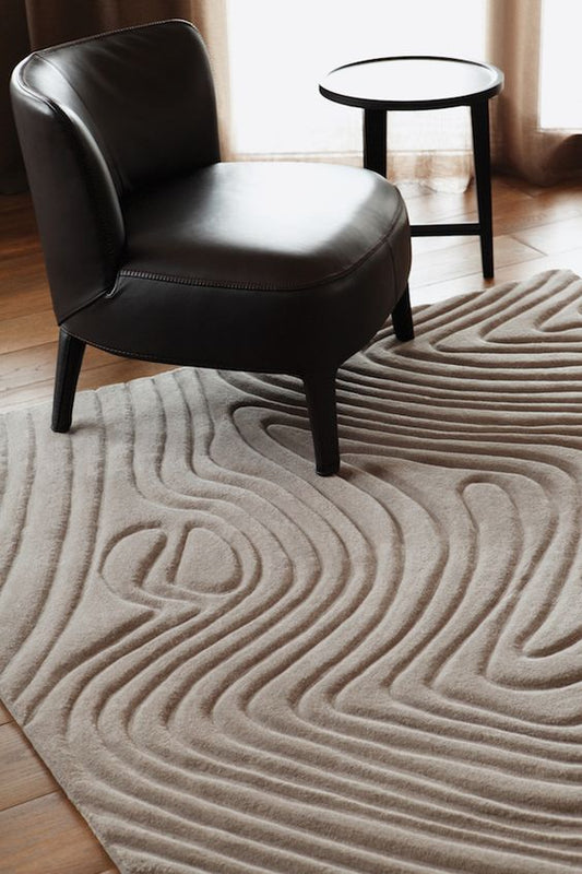 Soft Neutral Rug for Living Room Flow