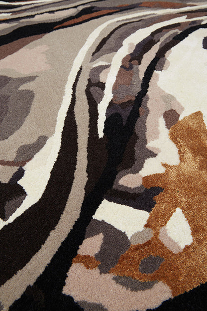 Desert Beat Abstract Pattern Premium Design Hand-Tufted Rug-bisha-rugs