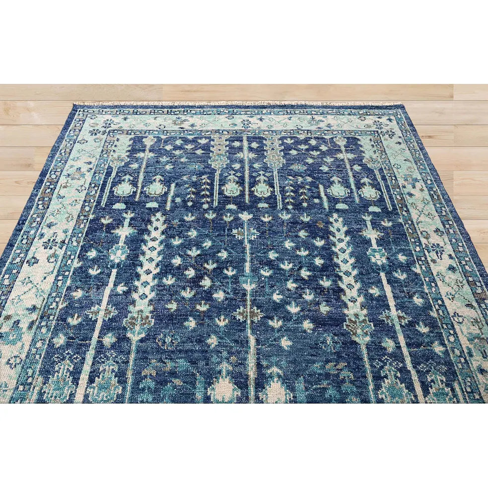 Hand Knotted Turkish Oushak  Wool Area Rug