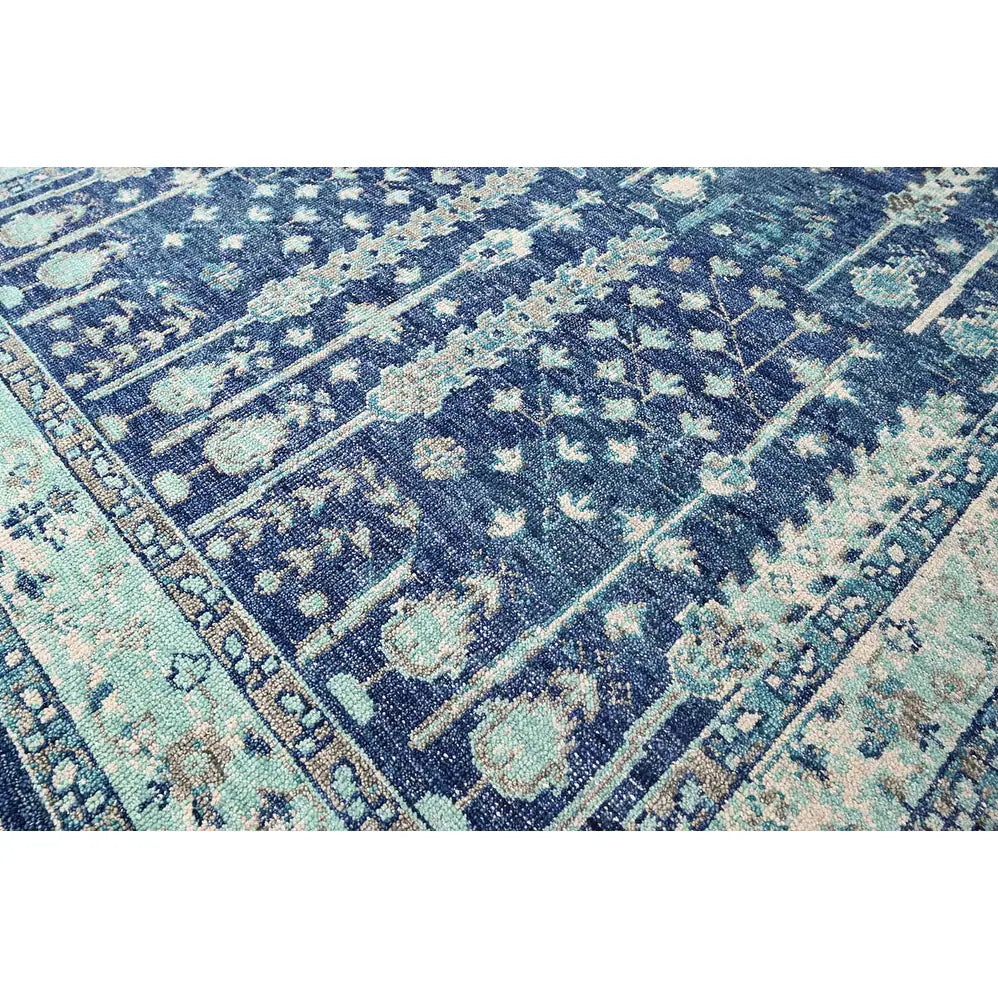 Hand Knotted Turkish Oushak  Wool Area Rug