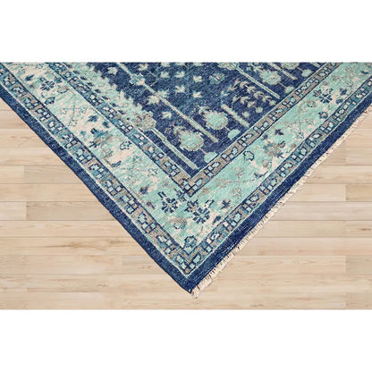 Hand Knotted Turkish Oushak  Wool Area Rug
