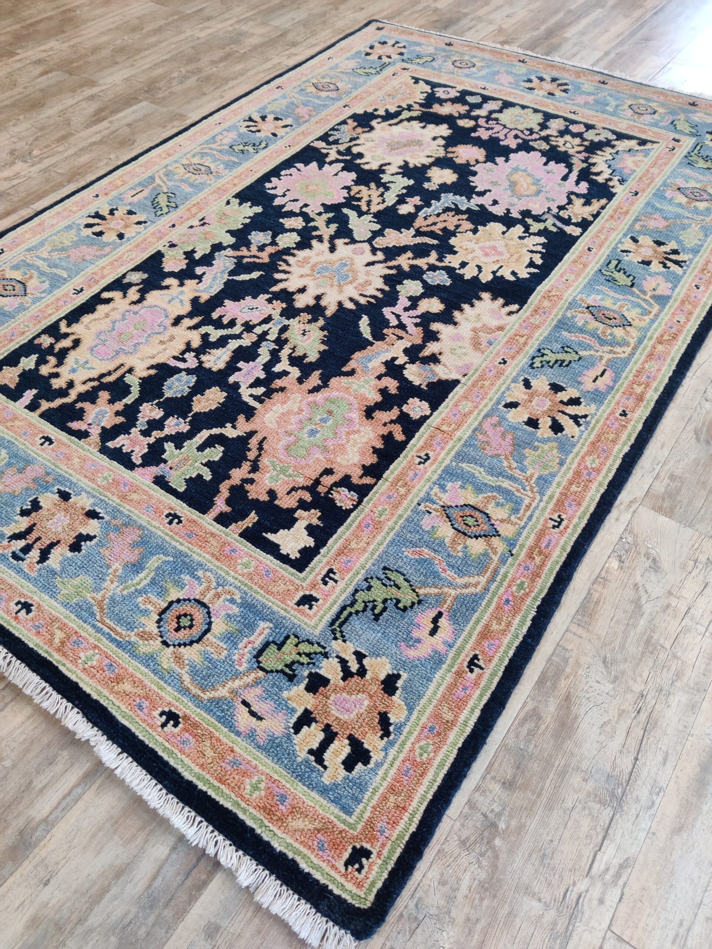 Handmade Contemporary Oushak Wool Area Rug