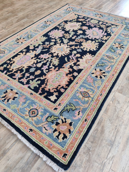 Handmade Contemporary Oushak Wool Area Rug