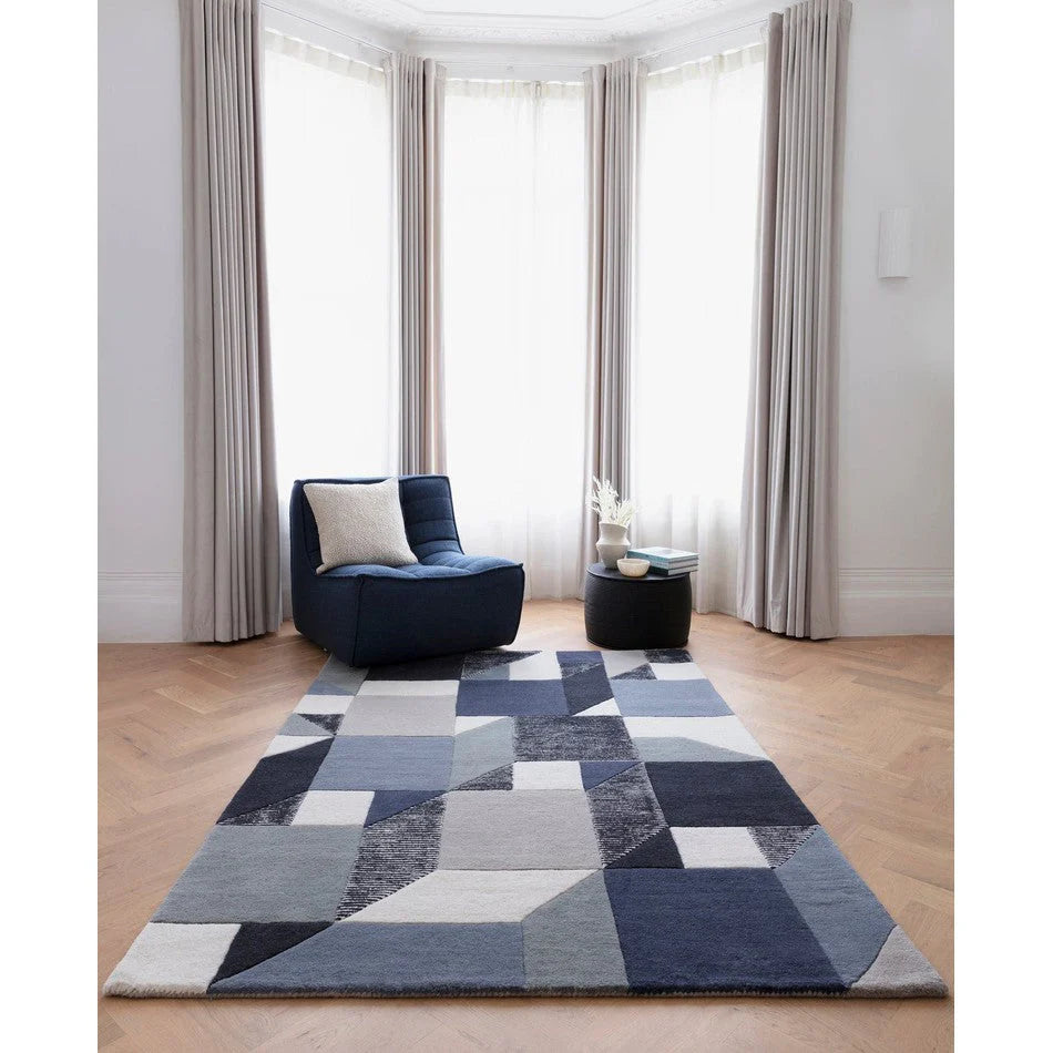 Matrix Memphis  Geometric Design Rug -Bisha Rugs