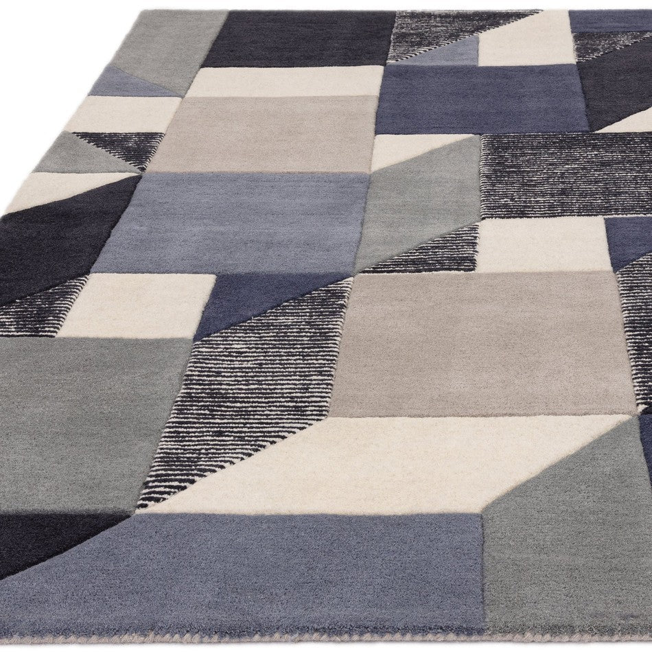 Matrix Memphis  Geometric Design Rug -Bisha Rugs