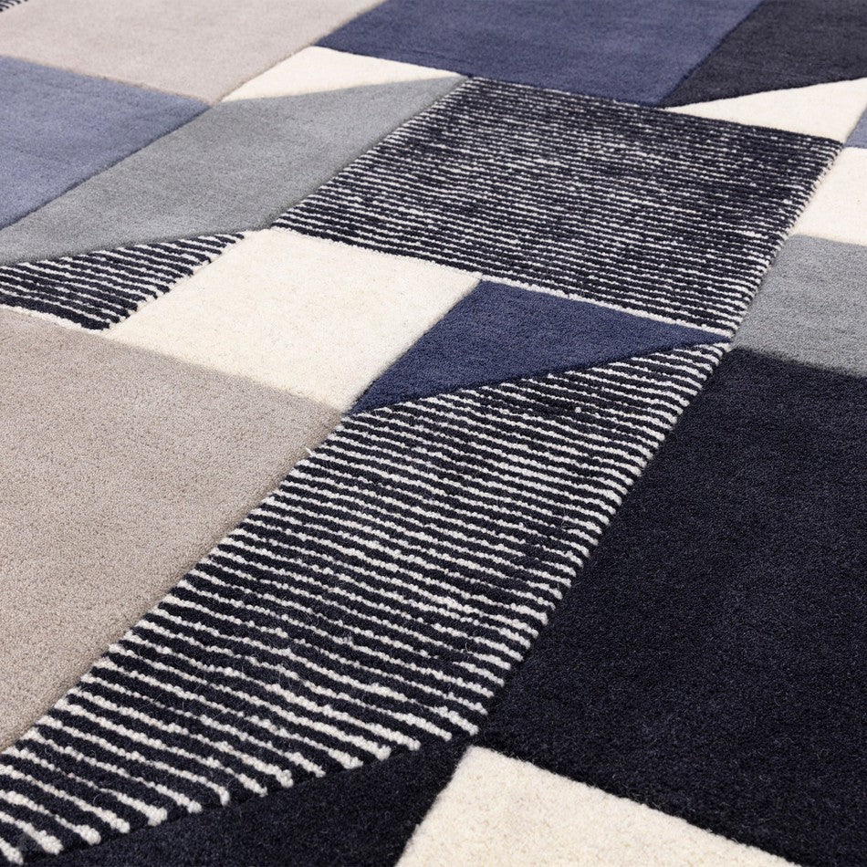 Matrix Memphis  Geometric Design Rug -Bisha Rugs