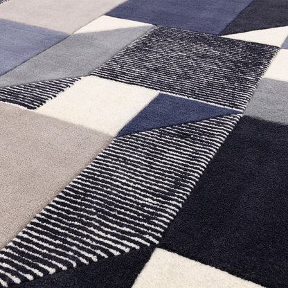 Matrix Memphis  Geometric Design Rug -Bisha Rugs