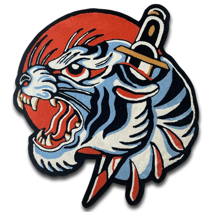 Bledding Tiger  Exo Rug
