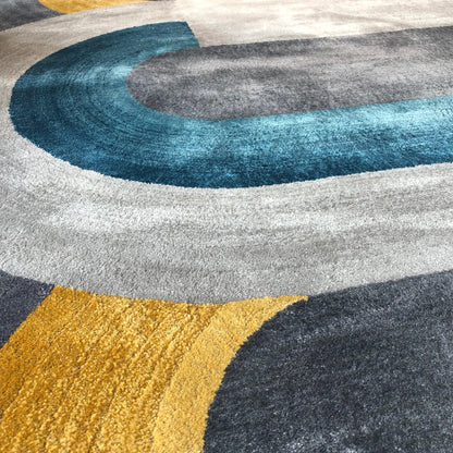 Shaped Custom Bespoke Hand Tufted Rug-Bisha-Rugs