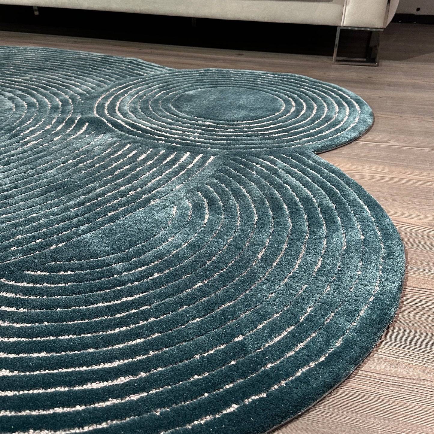 Handmade Custom Geometric Bespoke Tufted Rugs-Bisha-Rugs