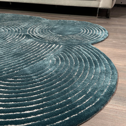 Handmade Custom Geometric Bespoke Tufted Rugs-Bisha-Rugs