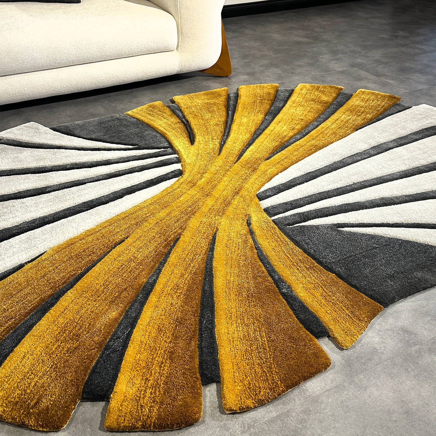 Custom Geometric Bespoke Tufted Rugs-Bisha-Rugs
