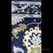 Hand-Knotted Dark Blue Oushak Rug - New Zealand Wool, Traditional Design