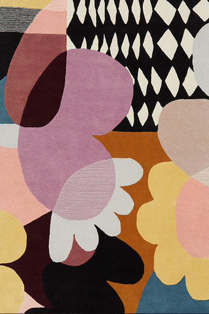 Harlequin Geometric Modern Design Hand-Tufted Area Rug-bisha-rugs
