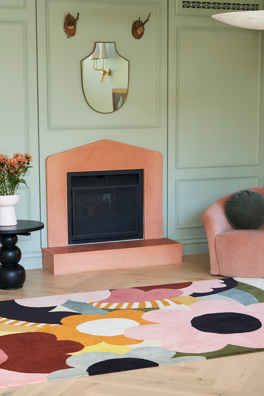 Jumble Garden Modern Design Hand-Tufted Area Rug-bisha-rugs