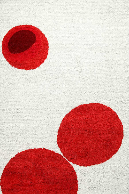 Drops Geometric Pattern Modern Design Hand-Tufted Area Rug-bisha-rugs
