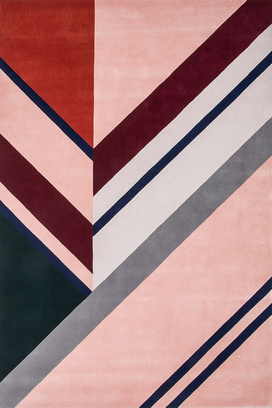 Finch Geometric Modern Design Hand-Tufted Area Rug-bisha-rugs