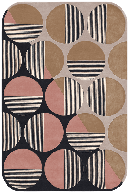 Newton Geometric Design Hand-Tufted Area Rug-bisha-rugs