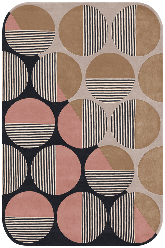 Newton Geometric Design Hand-Tufted Area Rug-bisha-rugs