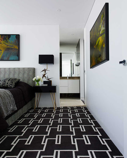 Dianne. Geometric Pattern Premium Design Hand-tufted Rug-bisha-rugs