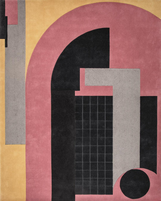 Erte Geometric Modern Hand-Tufted Rug-Bisha Rugs