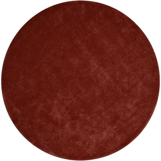 Napoleon Cut Tabasco Red Modern Design Hand-Tufted Round Rug-bisha-rugs