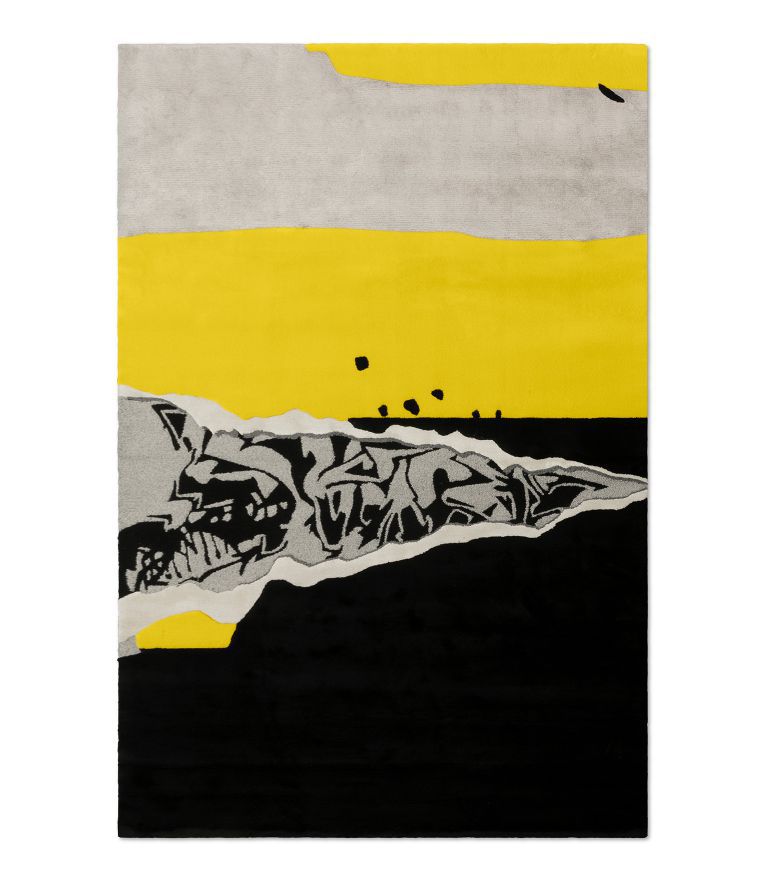 Multicolor Modern Hand Tufted Wool Area Rug-bisha-rugs