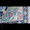 Hand-Knotted Blue Oushak Rug - Turkish Vintage-Inspired Carpet