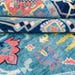 Hand-Knotted Blue Oushak Rug - Turkish Vintage-Inspired Carpet