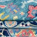 Hand-Knotted Blue Oushak Rug - Turkish Vintage-Inspired Carpet