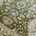 Hand Knotted Oushak Wool Rug - Moss Green Turkish Area Rug