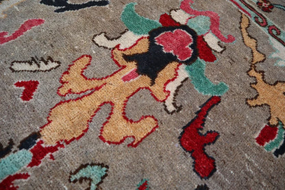 Oushak Rug Turkish Vintage Style Wool Area Rug
