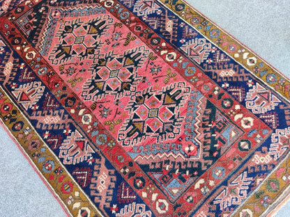 Turkish Oushak Rug Faded Salmon Orange Vintage  Wool Area Rug