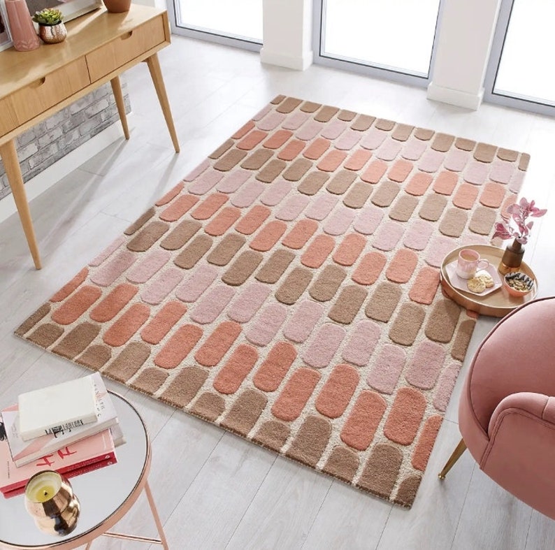 Multicolor Modern Design Hand-Tufted Rug-Bisha Rugs