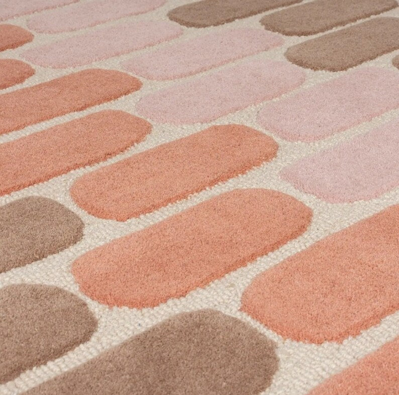 Multicolor Modern Design Hand-Tufted Rug-Bisha Rugs