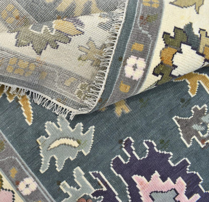 Sage green Ivory Oushak Rug – Luxurious Rug for Living Room, Bedroom & Dining Hall