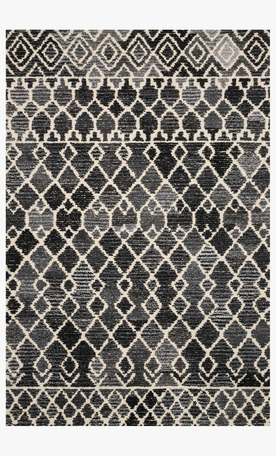 Hand Tufted Charcoal / Ivory Area Rugs