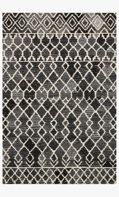 Hand Tufted Charcoal / Ivory Area Rugs