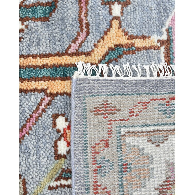 Multicolor Traditional Design  Wool Area Rug