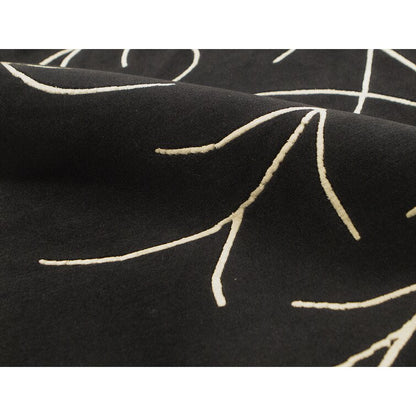 Black and White Color Design  Hand-Tufted  Wool Area Rug