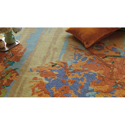 PG052 Landscape Tufted Wool Floral Area