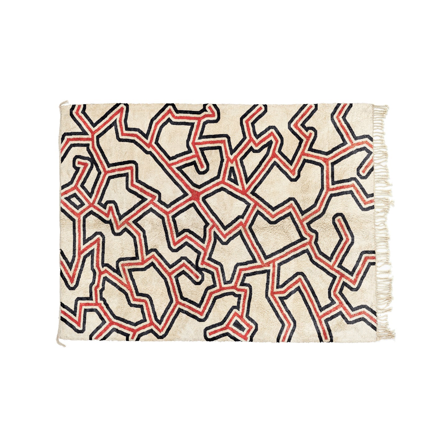 Maze - Red Bisha Rugs