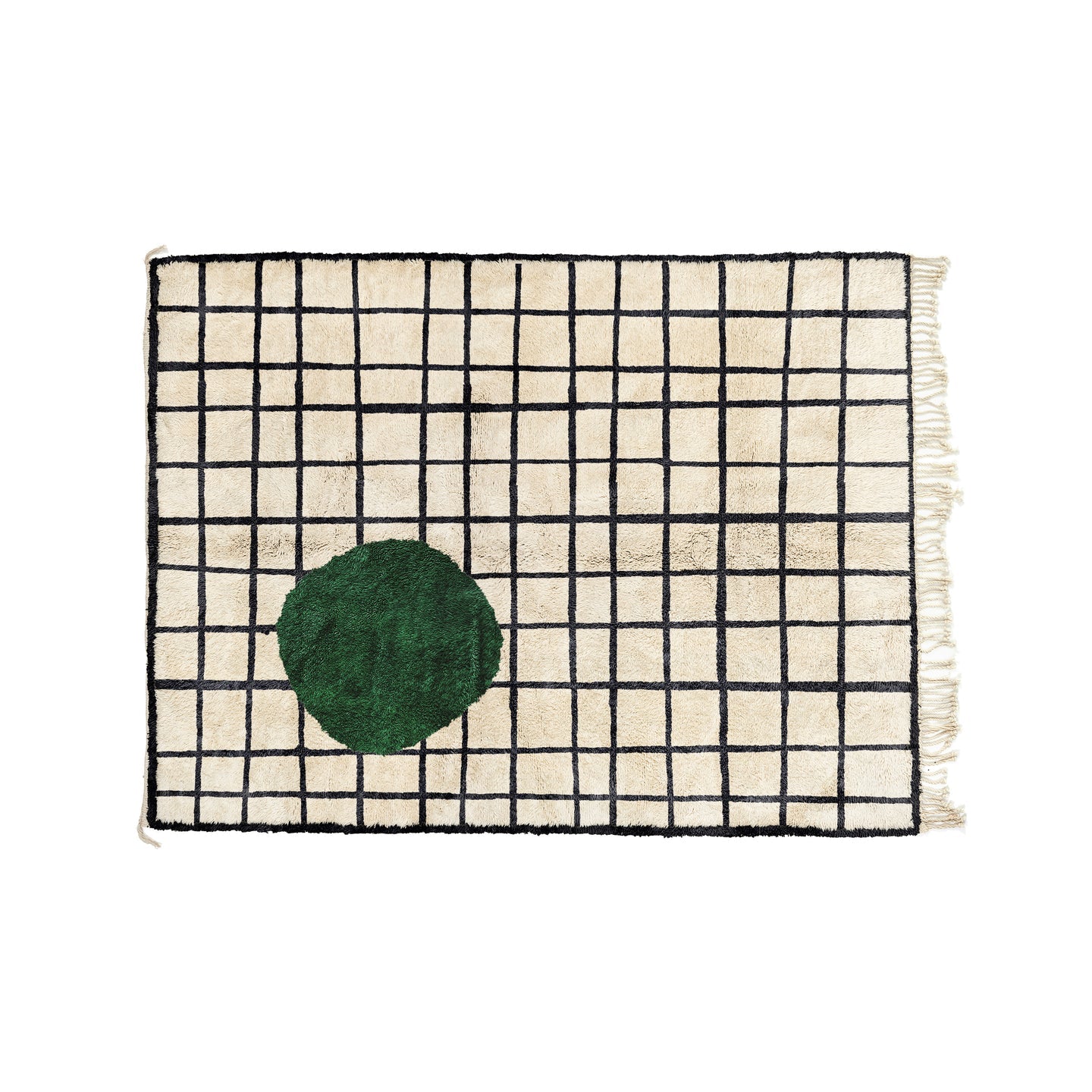 Dot - Green Bisha Rugs