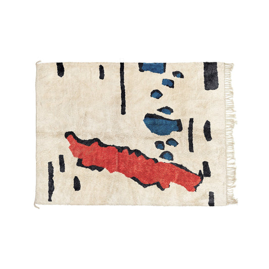 Islands - White & Red Bisha Rugs